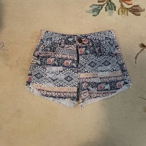 High waisted shorts